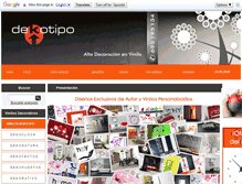 Tablet Screenshot of dekotipo.com